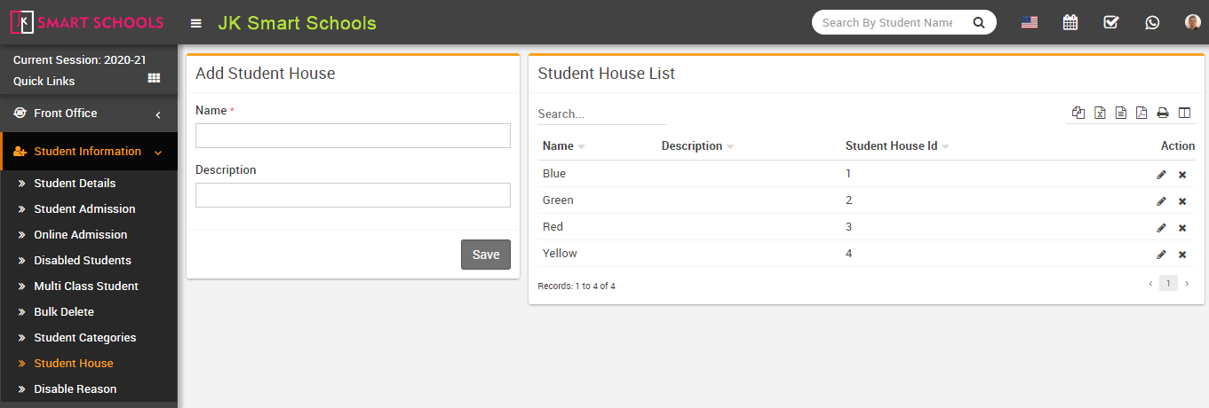 Add student house image